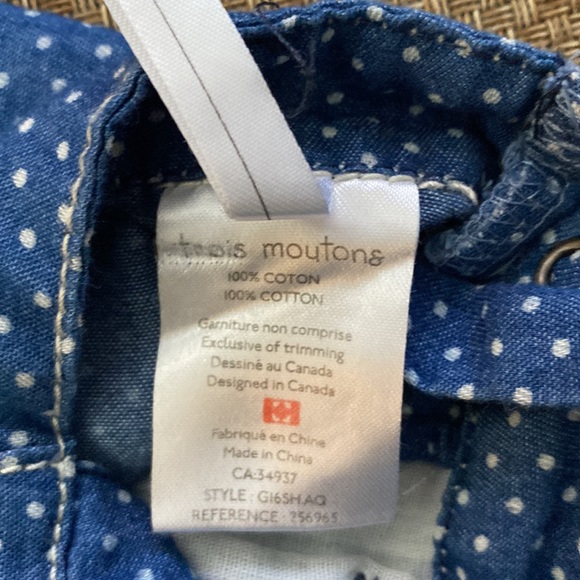 Trois Moutons Lightweight Polka Dot Cotton Jumper Dress 6 Months - Picture 10 of 11